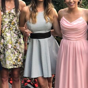 City studio b&w cocktail dress